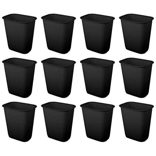 Caneca rectangular para basura Sterilite 13 galones 12 unidades