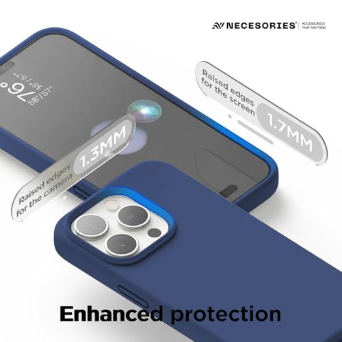 Image of Liquid Silicone Case Compatible for iPhone 13 Pro | Slim Back Cover | Soft Touch Bumper | Shockproof Drop Protection | Microfiber Cloth Inside | Sleek Solid Design