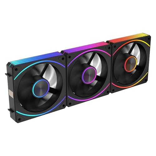 Ventilateur de PC à chaîne ARGB avec vitesse de 1800 tr/min EY120PRO