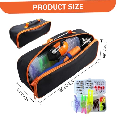 Équipement de pêche pour enfants léger facile à transporter pour débuter