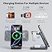 Acer 3 in 1 Charging Station for iPhone, Wireless Charger Stand,15W Fast MagSafe Charger for iPhone 17 16 15 14 13 12 Series-Apple Watch 10 9 8 7 6 5 4 3 2 SE and Ultra Series-Airpods 4 3 2 Pro Series