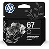 Original HP 67 Black Ink Cartridge | Works with HP DeskJet 1255, 2700, 4100 Series, HP Envy 6000, 6400 Series | Eligible for Instant Ink | 3YM56AN