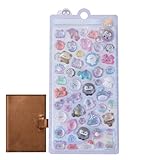 子供用 ステッカー、子供用 動物ステッカー - ビスタプリントクリエイティブでかわいいステッカー キッズステッカー,漫画ステッカー ステッカー防水透明スクラップブックプランナージャーナル水ボトルペンケース