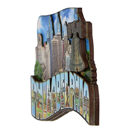 Iman 3D Philadelphia Souvenir 4 Pulgadas miniatura 3