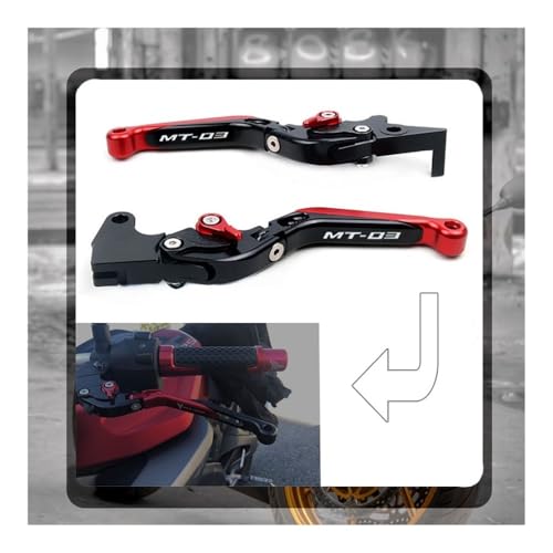 Levier d'embrayage pour MT-03 extensible pliant leviers moto 2010 2011 - 3
