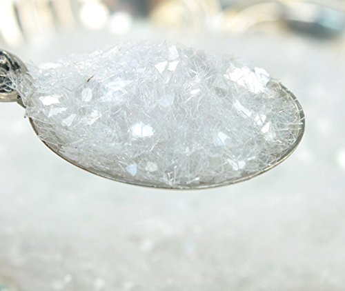 Meyer Imports Crushed Glass Glitter For Arts And Crafts - Broken Glass German Glitter For Resin Craft Art / Tumblers/ Nail Art / Diy Jewelry Making Decoration - 1 Pound - White #TOP4