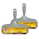 Scotch-Brite 50% Stickier Large Surface Lint Roller, Works Great On Pet Hair, 60 Sheets (Pack of 2)