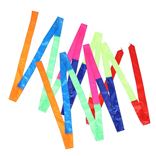 DECHOUS 2pcs Rainbow Tail Kite Tube Tails Kite Decorations for Outdoor Activities