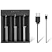 Produktbild XTAR MC3 Micro USB Li-Ion Ladegerät für 3,6V/3,7V Li-Ion/IMR/INR/ICR 10440 14650 16340 17670 18350 18490 18500 18650 18700 20700 21700 22650 25500 26650 Batterien Akku 3 Schlitze