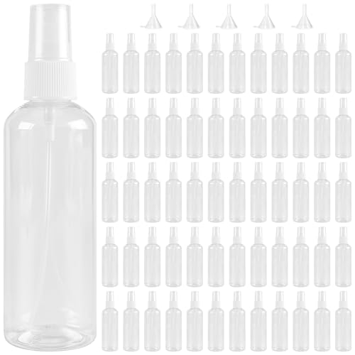 Botellas con atomizador para evitar derrames en equipaje botes de plástico de viaje 100 ml 2