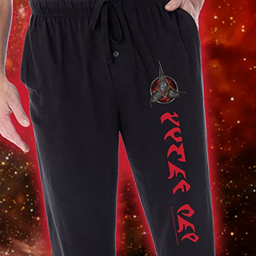 Star Trek The Next Generation Men's Klingon Tlhingan Mah We are Klingons! Lounge Pajama Pants3