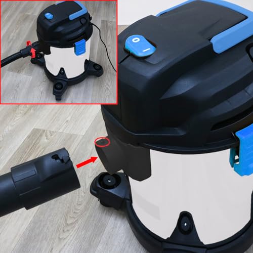 Miniatura 5 de Manguera Spares2go Para Vacmaster Aspiradora En Seco Y Húmedo Multi 20 20l Power 30 30l Pto 2 M