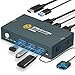 4K60Hz USB 3.0 HDMI KVM Switch 2 PC 1 Monitore, KVM-Switches für 2 Computer teilen sich 1 Satz Drucker Maus Tastatur, Mit 3 USB3.0 Ports, Inklusive 2 USB 3.0 Kabel
