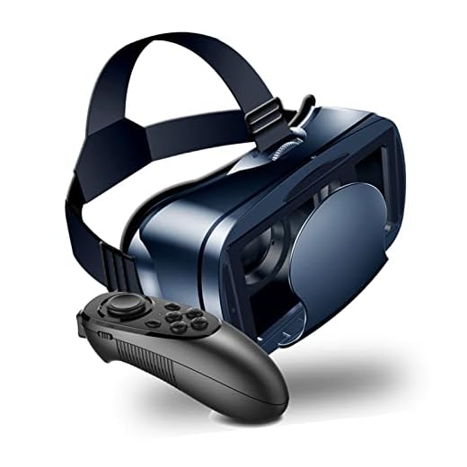 Óculos 3D VR, Ajuste 3D VR Realidade Virtual Fone de Ouvido Lente Revestida Com Luz Azul para Celular