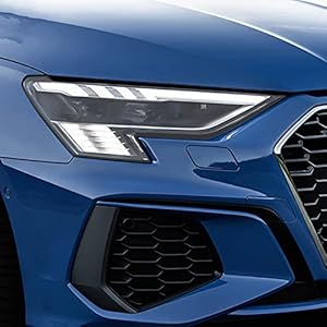 OPisuda Auto koplamp zwarte beschermfolie transparante TPU sticker decoratie accessoires, Voor Audi A3 8Y S3 2020 2021