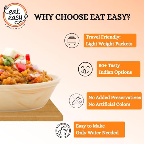 Image of Eat Easy Ready To Eat Pav Bhaji- 75g, After Preparation 335g, Indian Meal
