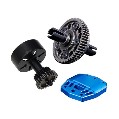 FLMLF Alloy 2 Speed Transmission Gear with Clutch Bell Kit for 1/5 Losi 5ive T Rovan Lt Kingmotor X2 Truck RC CAR Parts (Blue)