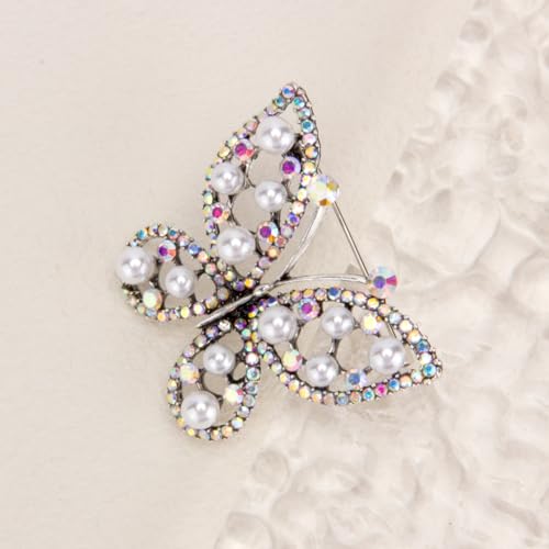 Image of Wynameleri Lapel Pins Brooch Fashion Design with Pearl in Gift Box
