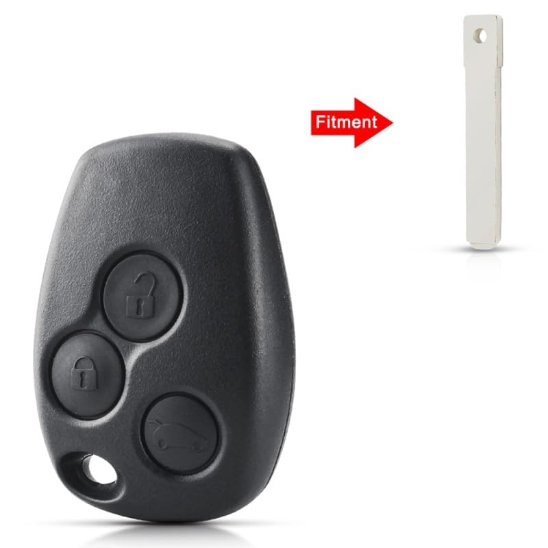 Suitable for 10PCS 2/3 Button Key Case for Renault Megane Modus Espace Laguna Duster Logan Sandero Fluence Clio Kango for Nissan(3BNT 3mmX9mm)