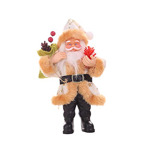 grefen Juguete de peluche de Navidad, súper lindo Papá Noel, muñeco de nieve, reno, muñeco, adornos de árbol de Navidad, adornos de escritorio para colgante de árbol, decoración del hogar, regalo de