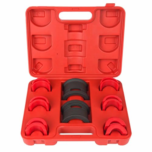 Image of Universal Motorcycle Bike Fork Seal Driver Tool Set 14 Piece Installation Drive Set 35-50mm