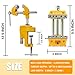 MAXMAN Bench Vise 3 Inch, Heavy Duty Home Bench Clamp with 360° Swivel Base, Multi-Purpose Cast Steel Table Vise, Vise Clamps Fixed Tool for Woodworking, Metalworking, Cutting Conduit, Drilling