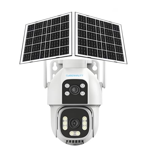 Image of XUGA-Cybernautt Premium Series X20A Dual Solar 4+4MP 4G SIM Based Wireless Outdoor CCTV Camera |Solar Powered | Color Night Vision | Motion Detection | Weatherproof | Supports 256GB SD