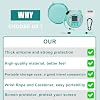 YouKnow Travel Case and Silicone Cover Compatible with Punirunes Interactive Toy Digital Pet, with Full Coverage PET Clear Film (Silicone and Carrying Case) (Teal)