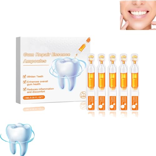 Fiale per trattamento di riparazione gengive, fiale per trattamento di riparazione gengive, fiale per trattamento di riparazione gengive, essenza per la cura orale e gengivale per rimuovere il tartaro
