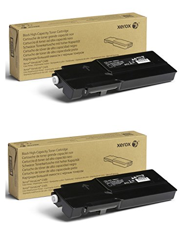 Toner noir Xerox 106R03512 haute capacité lot de 2 pour éviter les pannes sur VersaLink C400