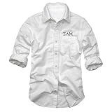 Sigma Alpha Mu Classic Oxford Medium White/Light Stone