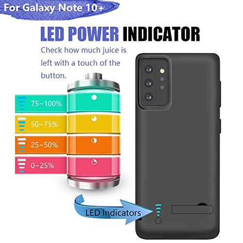 Funda de carga de batería extendida recargable añade 100% energía extra a Galaxy Note 10+ 5