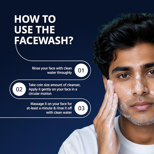 Image of Reginald Men Apollo - Hydrating Face & Beard Wash | Deep Clean, Acne & Tan Control with 8 Actives Face Wash (100 g)