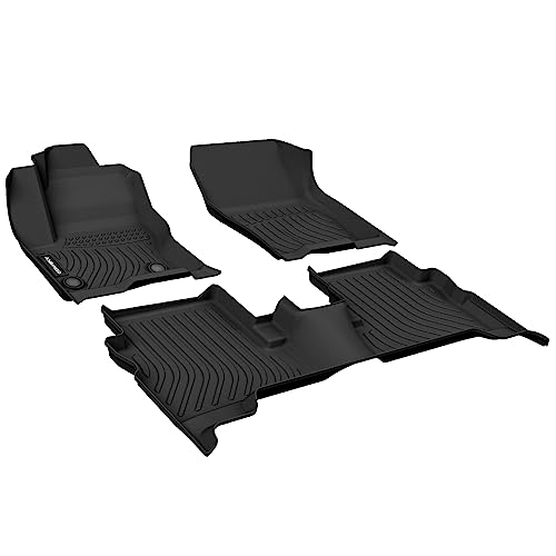 Anbingo Floor Mats Custom For Ford Escape 2019-2013&2013-2018 C-Max(Not Fit Hybrid) All-Weather Protection Mats Tpe Anti Slip Automotive Floor Liners Fits Front& 2Nd Row Full Set Accessories Black #TOP4