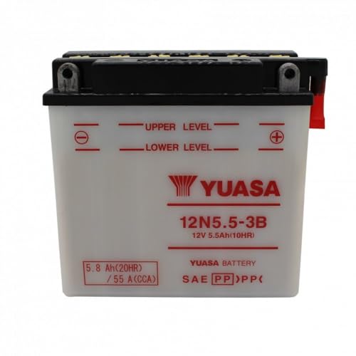 Batterie de moto YUASA 12N5.5-3B pour résoudre les problèmes de démarrage hivernal difficile