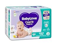 BabyLove Cosifit Nappies, Size 2 (3-8kg), 88 Nappies (2x 44 pack)