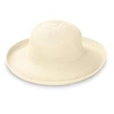 Wallaroo Women’s Victoria Sun Hat – Medium (Natural)| Packable Design, Adjustable Sizing | Sophisticated Style for Parties, Beach & Outdoor