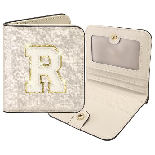 Image of RNIEGA Initial Wallet Women Small Teen Girl Gifts Trendy Stuff Girls Wallets Personalized Christmas Birthday Gift for Women Friends Daughter Granddaughter 6 7 8 9 10 11 12 13 Year Old Gold R