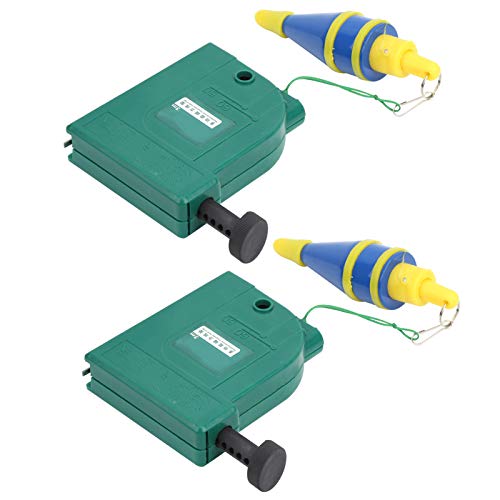 2 Stück 3 Meter Legierter Stahl Magnetdraht Hammer Schnur Drop Plummet Bobs Lot Bob Setter,Installationshammer