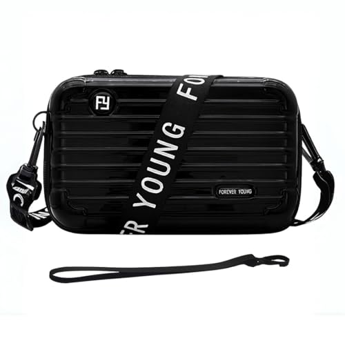 Bolsa Crossbody Feminina – Compacta com 2 Alças Ajustáveis, Design Criativo | Ideal para Uso Diário