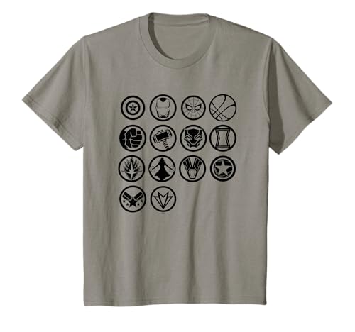 Kids Avengers Infinity War Icons Assemble T-Shirt