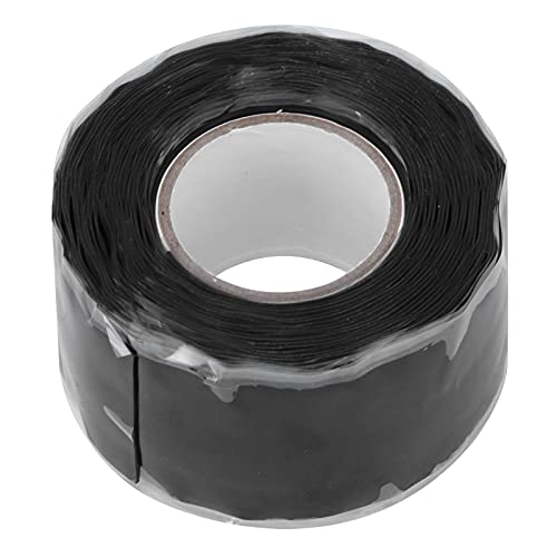 Image of Milltrip Insulating Tape, 3m Pipe Repair Tape, Silicone Self Adhesive Tape Flame Retardant Double Sided Tape High Temperature Resistant Tape for Outdoor Antenna Coax and Electrical Cables, Hose /Pipe