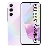 Samsung Galaxy A35 5G (Awesome Lilac, 8GB RAM, 128GB Storage) | Premium Glass Back | 50 MP Main Camera (OIS) | Nightography | IP67 | Corning Gorilla Glass Victus+ | sAMOLED with Vision Booster