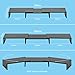immagine 3FITUEYES Dual Supporto per Monitor in Legno Girevole Lunghezza Regolabile Supporto per PC Schermo e Computer Portatile Nero 92.5-108x23.5x10.2cm DT108001WB
