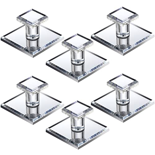 Bouton en acrylique transparent aspect cristal pour tiroir et armoire