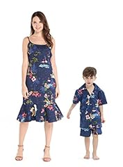 Christmas Santa in Hawaii in Navy