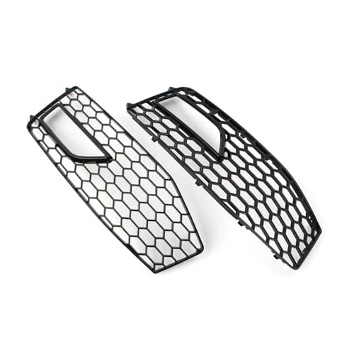 Rejillas antiniebla de malla de panal negro para parachoques delantero Audi A4 B8.5