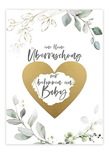 HIMMEL.HERZ.PAPIER Pregnancy Announcement I Baby Announcement I Ruble Free Gift Pregnancy I Happyless Pregnancy - Image 3