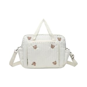 Mastyle®Simple Bear Embroidered Handbag for Women – Large Capacity Commuting Shoulder Bag 24 41owFzgTHyL. SL500 . SS300