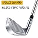 MAZEL Short 7 Iron Golf Club for Kids Boys & Girls Aged 6-9 Years - Junior Practice Golf Iron,24.5 Inch (Black)